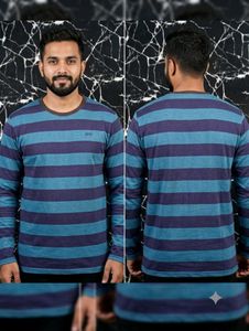 Men's Striped Long Sleeve T-Shirt