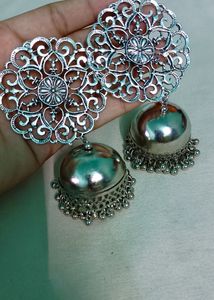 Fancy Big Jhumka Earrings