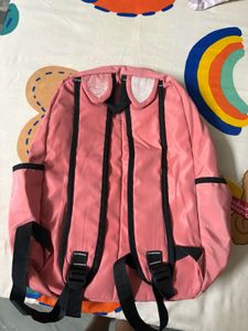 Cute Peach Cat Sport Backpack with Kit