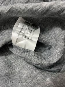 Men's Grey Linen Shirt