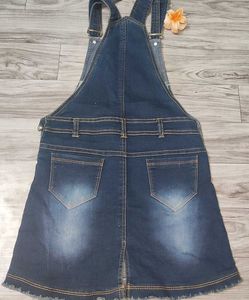 y2k star denim overalls