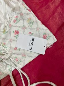 Floral Corset Tank Top