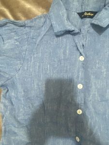 Blue Button-Down Shirt