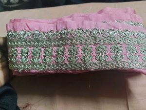Embroidered Pink lace