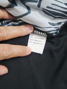 Black Short-Sleeve With Attached Front Plus Size