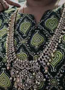Long necklace with earings