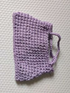 Handmade Lavender Crochet Pouch
