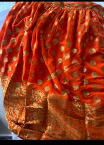 Orange Ethnic lehenga
