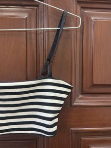 Chic Striped Crop Top