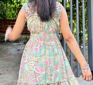 Beautiful pastel printed dress