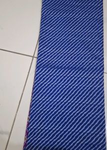 Blue Lehariya Saree