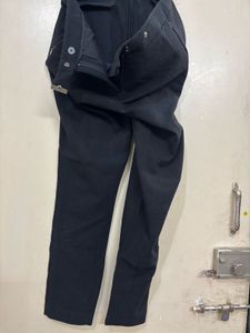 Black Straight Fit Pants