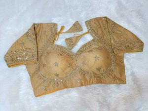 Embroidered Gold Blouse