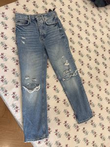Hardly used Distressed Blue Denim Jeans