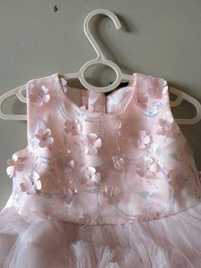 Pink Ruffled Party Dress