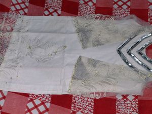 White Kurta with Dupatta