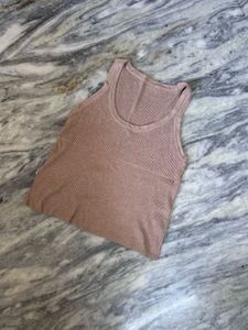 Ribbed Racerback Tank Top