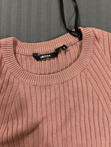 Ribbed Knit Long Sleeve Sweater