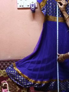 Elegant NewNet PurpleAnarkaliKurti+Dupatta -Unus
