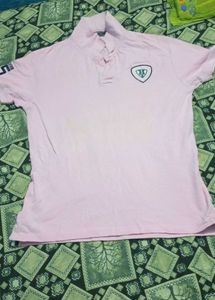 Men's Pink Polo T-Shirt