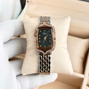 _DIOR WATCH_*  Fancy Diamond Case Model For Ladies
