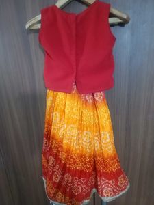 Babyhug Bandhani Lehenga Choli Set