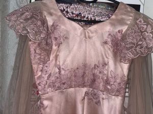 Elegant Embroidered Evening Gown