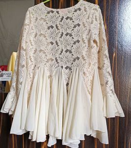 Elegant Lace Kimono Cardigan