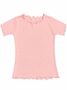 Cute Pink Lettuce Trim T-Shirt