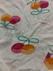 Cute Veggie Print Long Sleeve Tops (2 Pcs)
