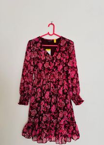 Women's Floral Print Dress - New with tag