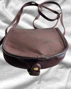 Vintage Leather Brown sling bag