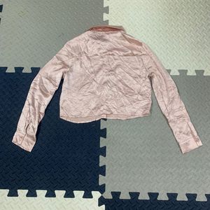 Satin Collared Button-Up Shirt ⭐️