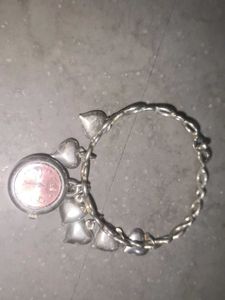 Heart Shape Bracelet Cum Watch Kept Longtym Wrdrob