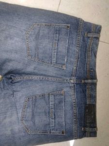 Calvin Klein Women's Blue Distressed Jeans