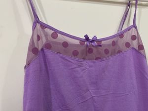 Vintage GAP Body Purple Polka Dot Cami