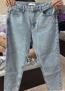 Light Wash Acid Denim Jeans