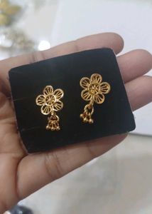 micro Gold Plated  screw back earrings