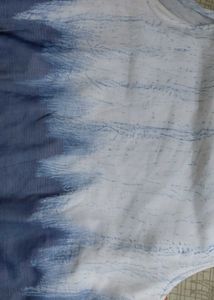 Stylish Blue Ombre top with shrug