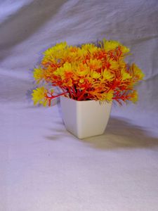 Set of 2 Yellow Artificial Flowers