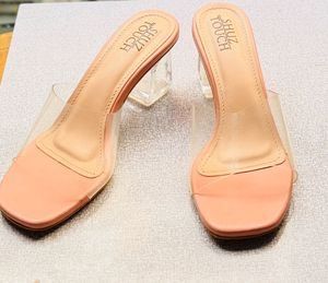 Shuz Touch Clear Heels - Trendy Style