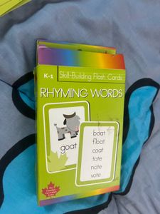 Rhyming Word Flash Cards for Kids