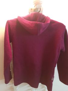 Maroon Hooded Jacket