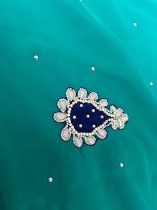 Mint Green Saree Brand New with Tag