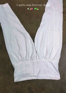 Comfortable White Ethnic Kurta