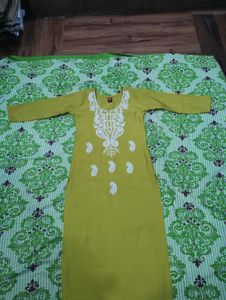Mustard Yellow Kurta