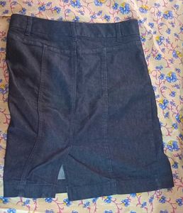 Dark Blue DENIM SKIRT