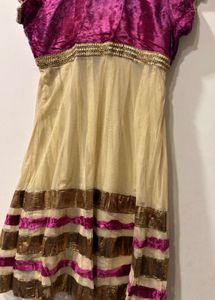 Beautiful Velvet and Net Suit Set