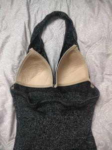 Sparkly Halter Neck Top