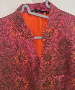 Stylish Embroidered Brocade Vest
